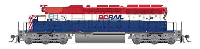 BC Rail, Red, White & Blue, Paragon4

 