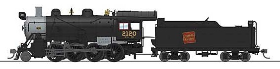  2-8-0 Consolidation - Sound, DCC and Smoke -
 Paragon4 - Canadian National (black, graphite, red)

 