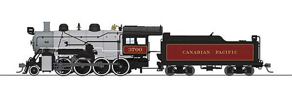  2-8-0 Consolidation - Sound, DCC and Smoke -
 Paragon4 -- Canadian Pacific (gray, maroon, black, graphite)

 