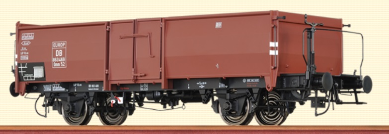 O Scale Open Freight Car OMM52 of The DB.