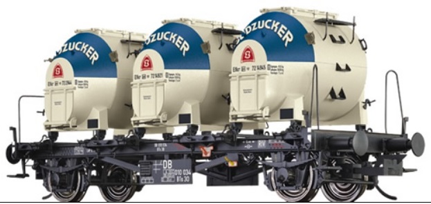 O Scale Container Car BTs 30 Suedzucker DB.