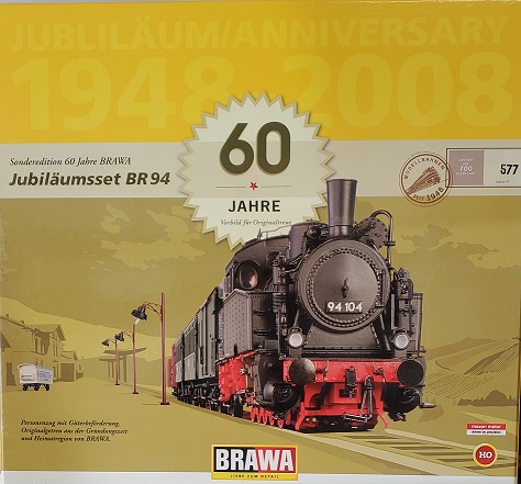 HO 60 YEAR JUBILEE - SPECIAL PRESENTATION TRAIN SET