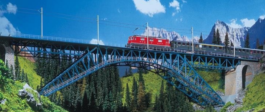 Bietschtal bridge, two-track
