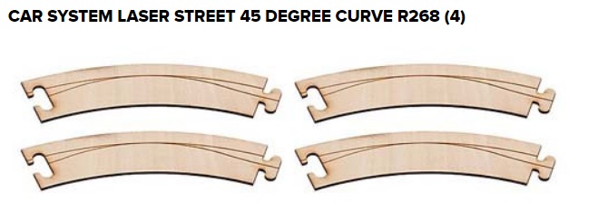 Car System Laser Street 45 Degree Curve R268 (4)