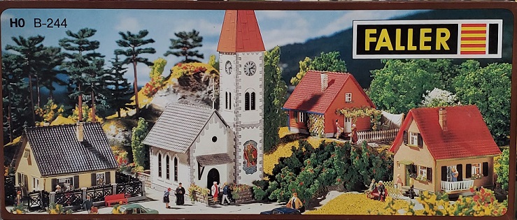 HO Church and Village Set Kit