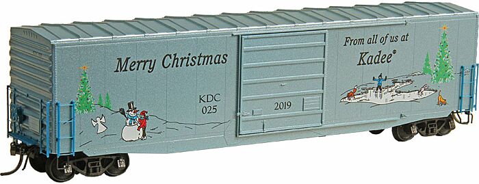  2019 Kadee Christmas Car #025 (Christmas
Tree, Snow Angel, Snowman Graphics)

 