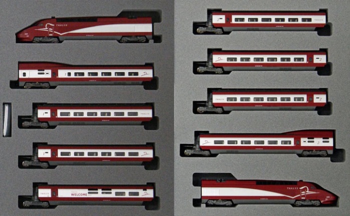 Thalys PBA New Painting 10 Car Set