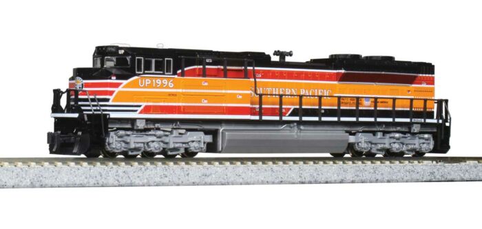  EMD SD70ACe - Standard DC -- Union
Pacific (Southern Pacific Heritage Scheme, black, orange, red)

 
