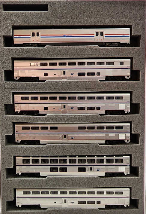  Amtrak Superliner I Phase VI 6 Car Set 