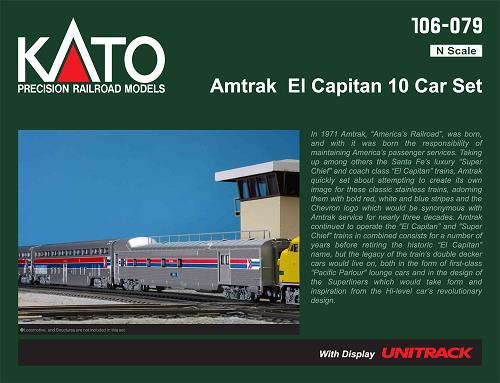 AT&SF El Capitain 10 Car Set