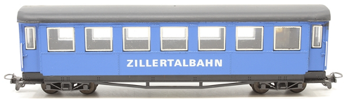  HOe 4-axle passenger coach of the Zillertalbahn 