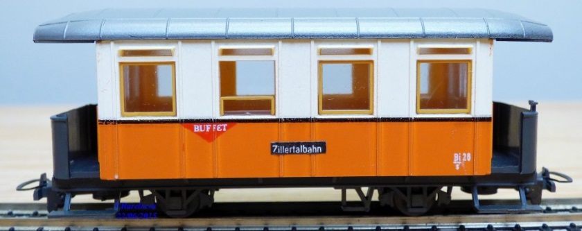  HOe narrow-gauge Buffet car Zillertalbahn OVP HB514 