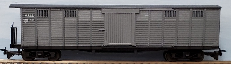  HOe Ventilated Bogie box Car SKGLB 1381 