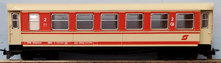  HOe 4-axle 2nd Class Passenger Coach of the OBB 