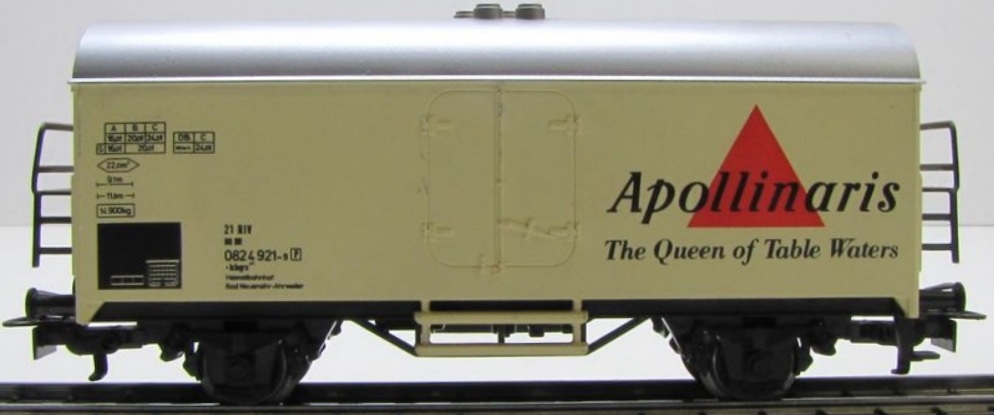 DB refrigerator car Apollinaris epoch IV 