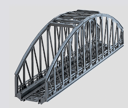  Arched Bridge for K-/M-Track - Length: 14-3/16 inches - 36cm 