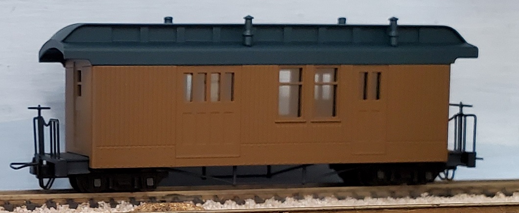 Fiddletown & Copperopolis Baggage Car brown