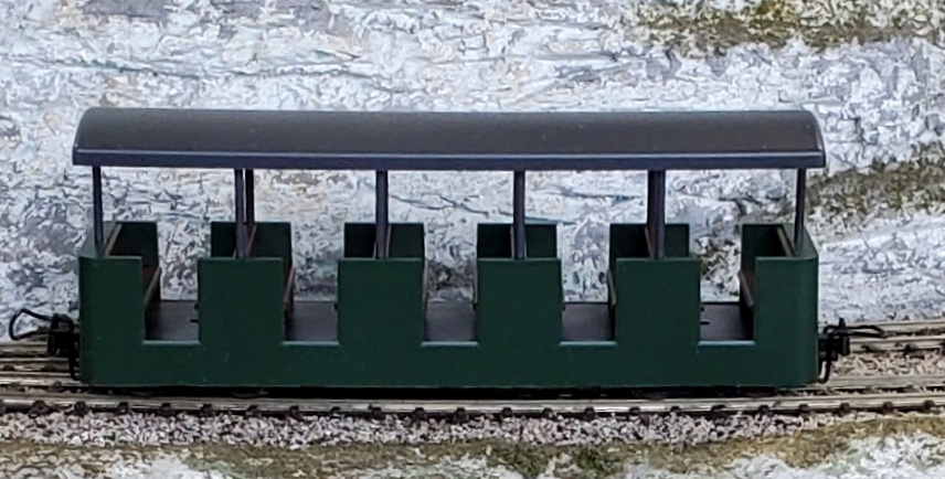 Green Coach of the Schlossgartenbahn