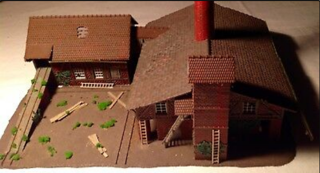 HO Scale Old Brick Works Kit