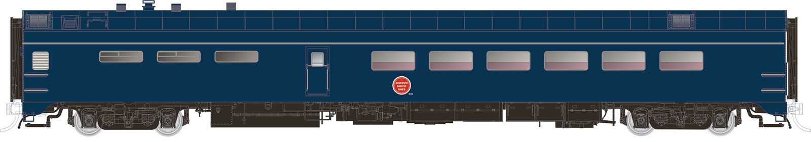 Diner/Lounge: Missouri Pacific (Jenks Blue)