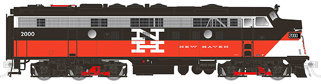 New Haven FL9 class EDER5 as
delivered 1956 - ~1960 - DCC and LOK Sound