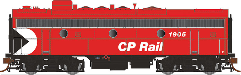  CP Rail Five inch Stripes No Steam
 