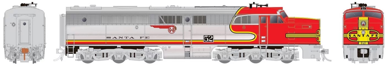  AT&SF (Warbonnet) PA-1
 