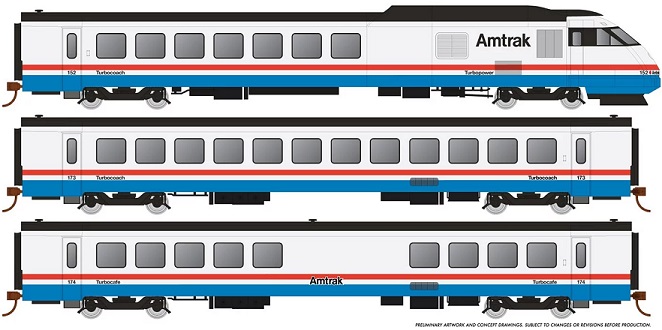  Amtrak Phase III Late Set#2
 