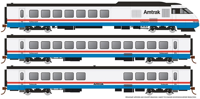  Amtrak Phase III Late Set #4
 