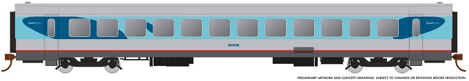  Coach: Amtrak Phase V Unnumbered
 