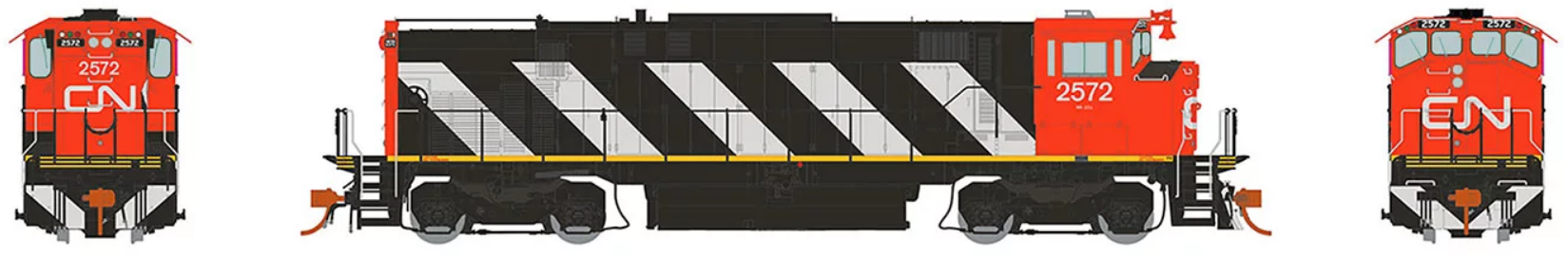 CN Stripes w/red&orange cab (MR-20c)
