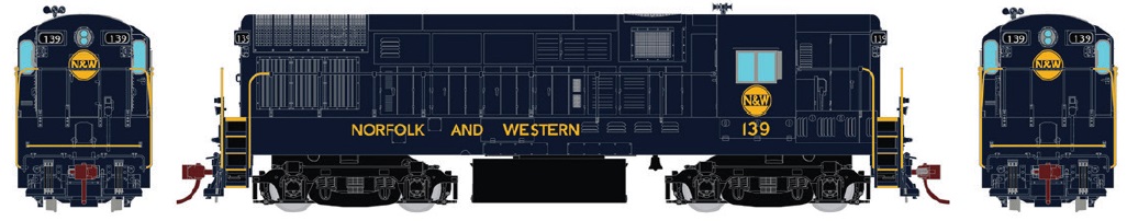 Norfolk & Western Blue Scheme
