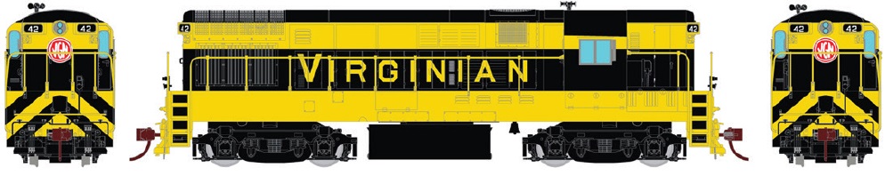 Virginian Yellow & Black Scheme