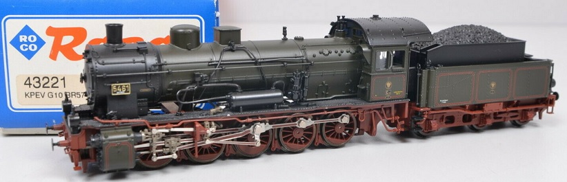 Steam Locomotive with Tender Br G10 5461 of the Kpev