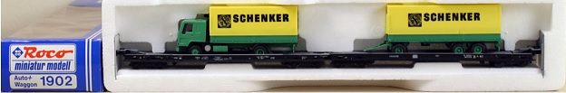 DB Low Floor Vehicle Transporter with Schenker Truck and Trailer