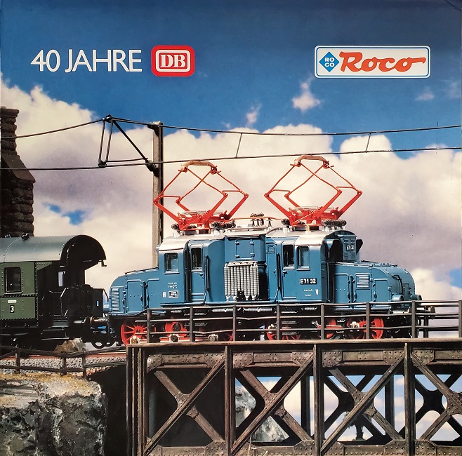   Train Set '40 Years of DB' with Elok E71 Blue 
