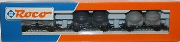 Set of 3 Silo wagons of the DB KDS 54