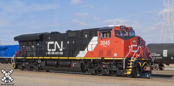 Canadian National ET44AC (Square
Exhaust) Rivet Counter DCC and Sound