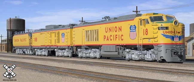 Museum Quality HO Scale Union Pacific
GTEL 8500 Horsepower