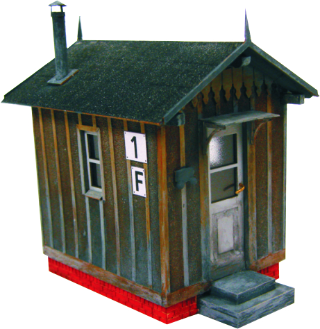  O Scale Kit - Schrankenposten (Switch guard house) 
