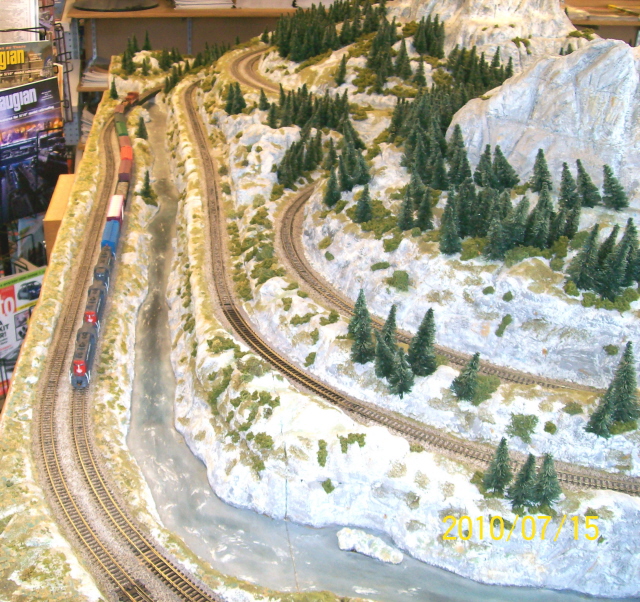  Backside of Store N Scale Layout 