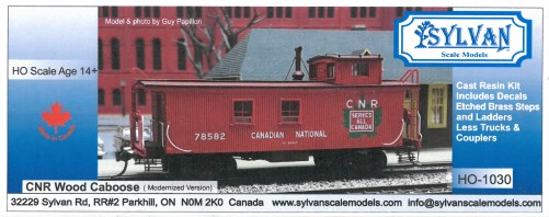  CNR Wood Caboose (Modernized
 