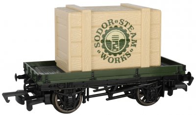  1 plank wagon w Sodor Steam Works Container 