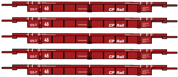  CP Rail - Five Car Set  - (Action
 