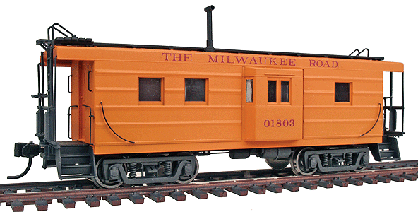 Milwaukee Road Rib Side Caboose -
