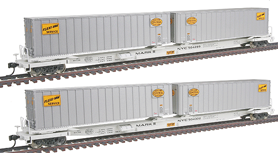 New York Central #1 with Trailers -