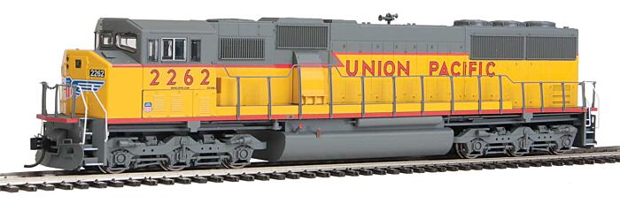  EMD SD60M with 3-Piece Windshield -
ESU� Sound & DCC -- Union Pacific�  (yellow, gray; Red Sill Stripe & Wings Logo)

 