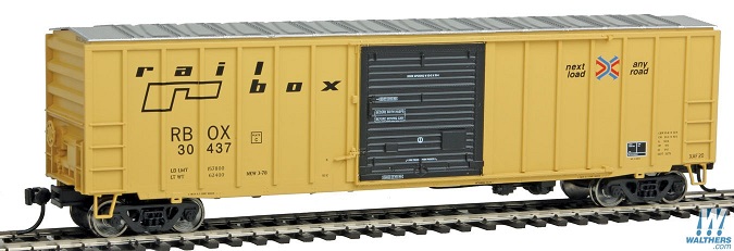  Railbox (pale yellow, black; 1990s+ Small
Logo)

 