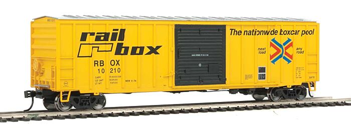  Railbox 50' Exterior Post Box Car
 