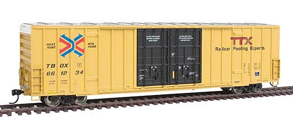  60' High Cube Plate F Boxcar - Trailer Train

 